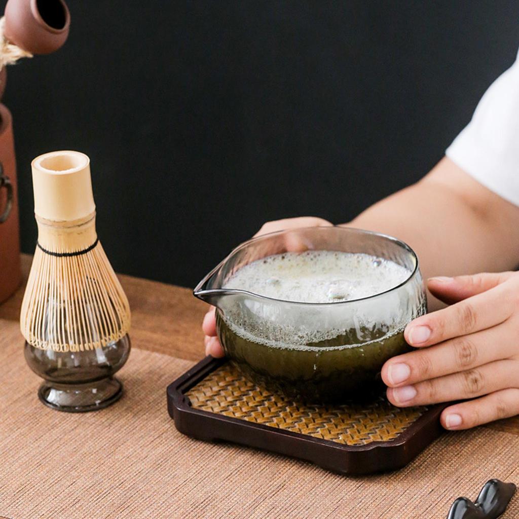 Ensemble Complet Fouet Matcha Avec Bol Céramique, Porte-Fouet Et Accessoires - Kit Cérémonie Thé Matcha Traditionnel