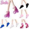30cm Lele Barbie Doll High Heel Shoes Black Sandals Girls Role Play Toy Accessories