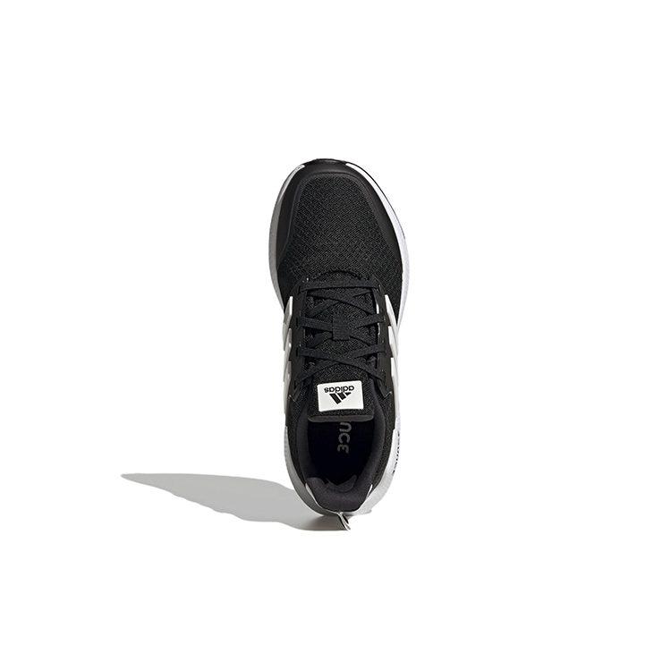 Adidas EQ21 2.0J Slip Resistant, Abrasion Resistant, Breathable Low top Kids' Running Shoes Black White GY4354