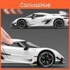Koenigsegg Sports Car Model Alloy Toy With Sound Light Doors For Children Play