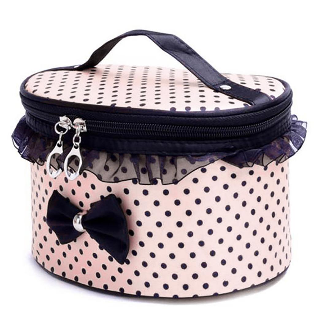 Portable Travel Toiletry Makeup Cosmetic Bag Organizer Holder Handbag