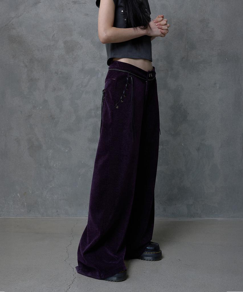 Seutillesseodi Zip T-Shirt Pants: Purple