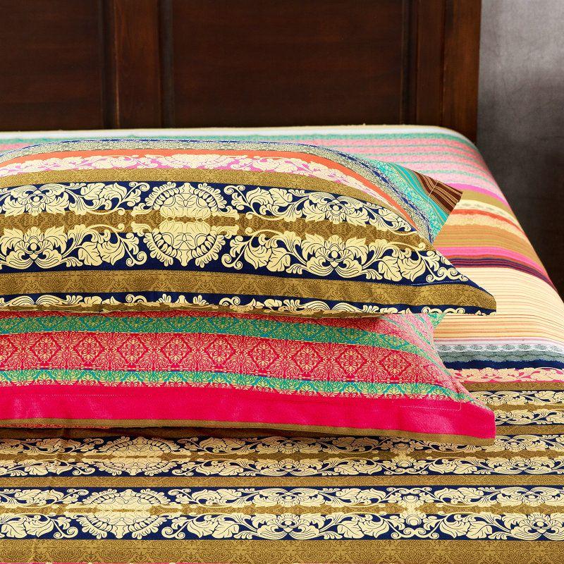 Pillowcase: A Pair of Pure Cotton, Thickened and Ground Cotton Pillowcases, 48 * 74cm, Standard Adult Envelope Style