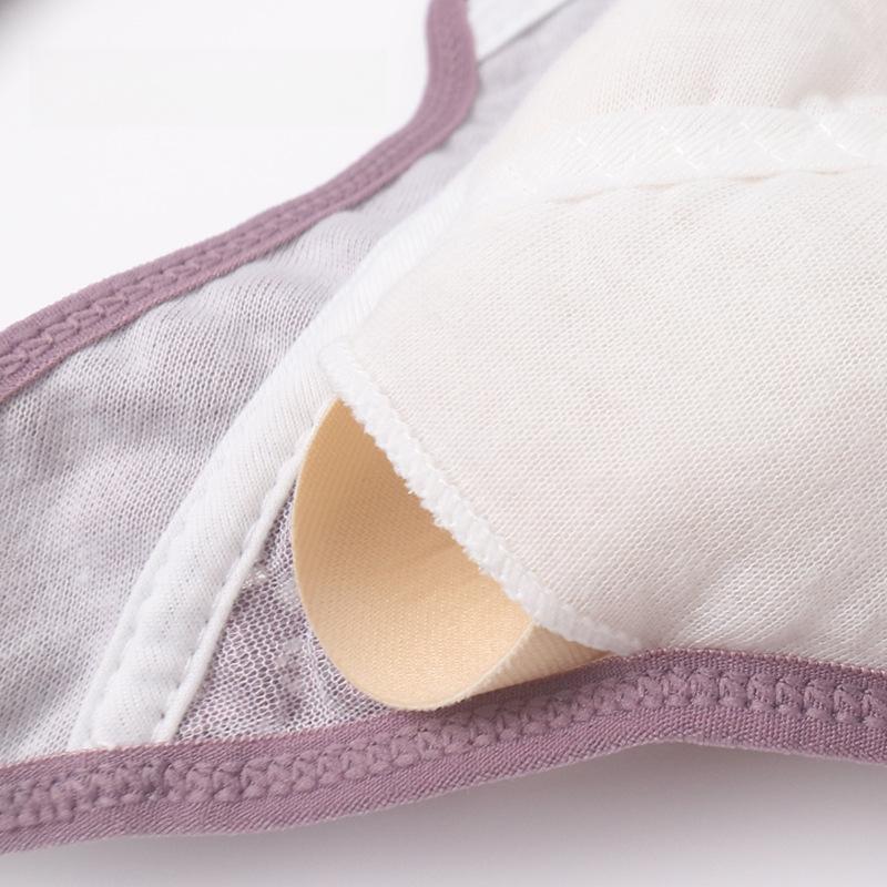 Lace Cup Front Button Bra Middle-aged and Elderly Underwear Women's Plus Size No Steel Ring Wide Shoulder Strap Vest Style Bra