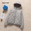 2025 Herbst/Winter Damen Kapuzen-Leichtdaunenjacke - Langarm, Lässig, Warm, Koreanischer Modestil.