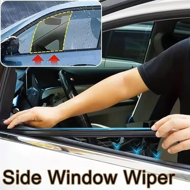 Universal Car Side Window Wiper Blade Portable Auto Glass Mist Removal Cleaning Tool Windshield Defogger Accessory