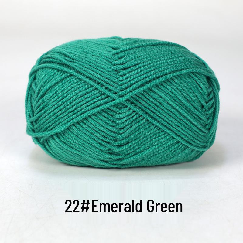 Baby 4-lagiges Milchbaumwollgarn zum Stricken von DIY-Schals oder Decken