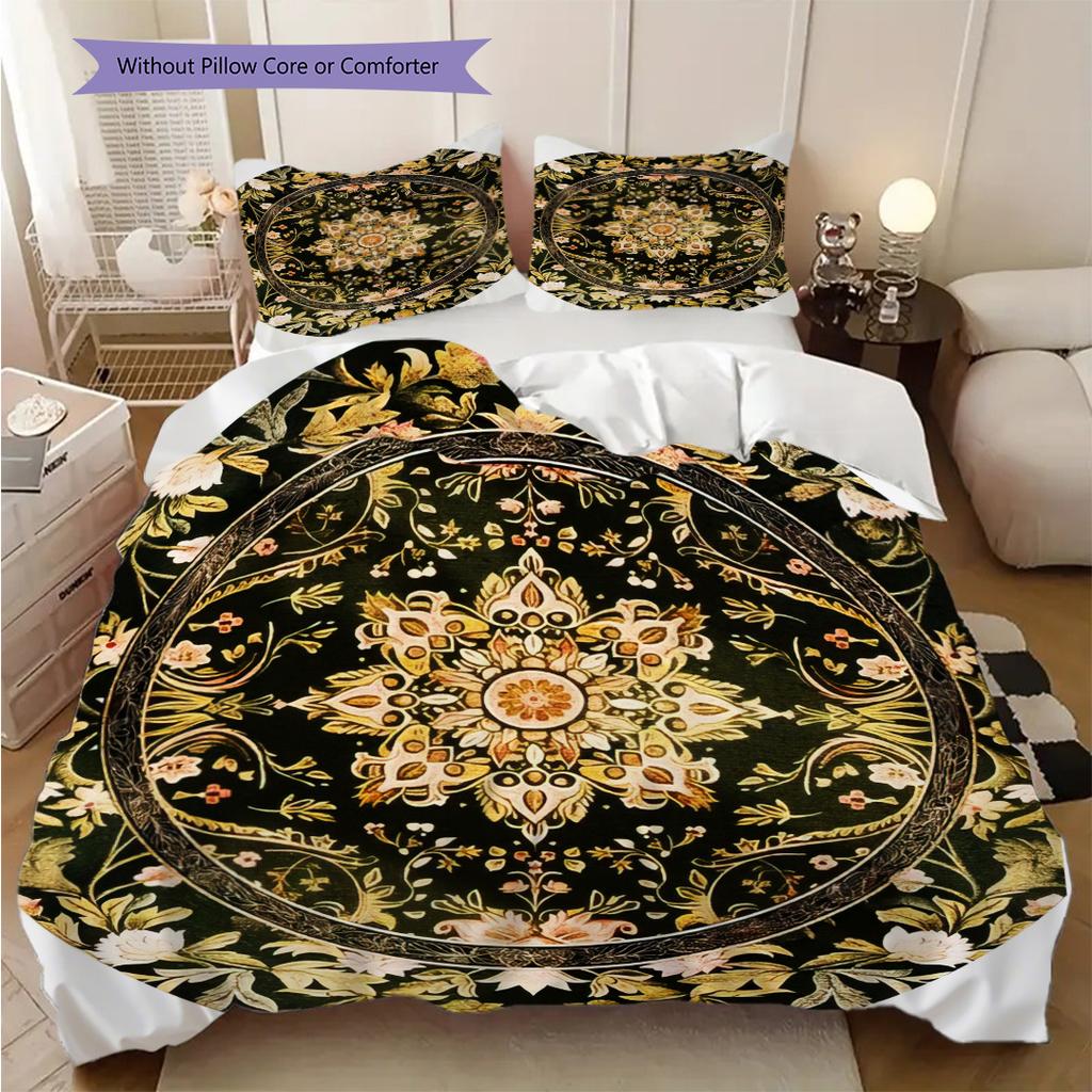 Medieval William Morris Rabbit Design bedding, duvet cover, pillowcase, home decoration, birthday gift (1 * duvet cover+2 * pillowcase, coreless)