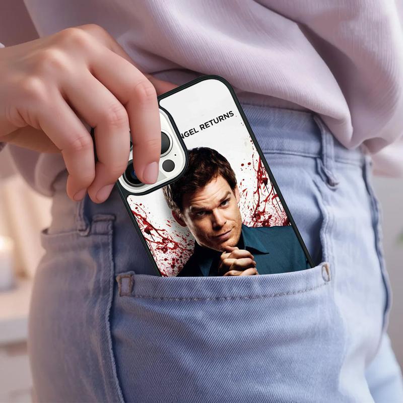 Dexter TV Phone Case For iPhone 17 Air 15 16e 14 13 Pro Max Coque 12 11 Pro Max PLUS Cover