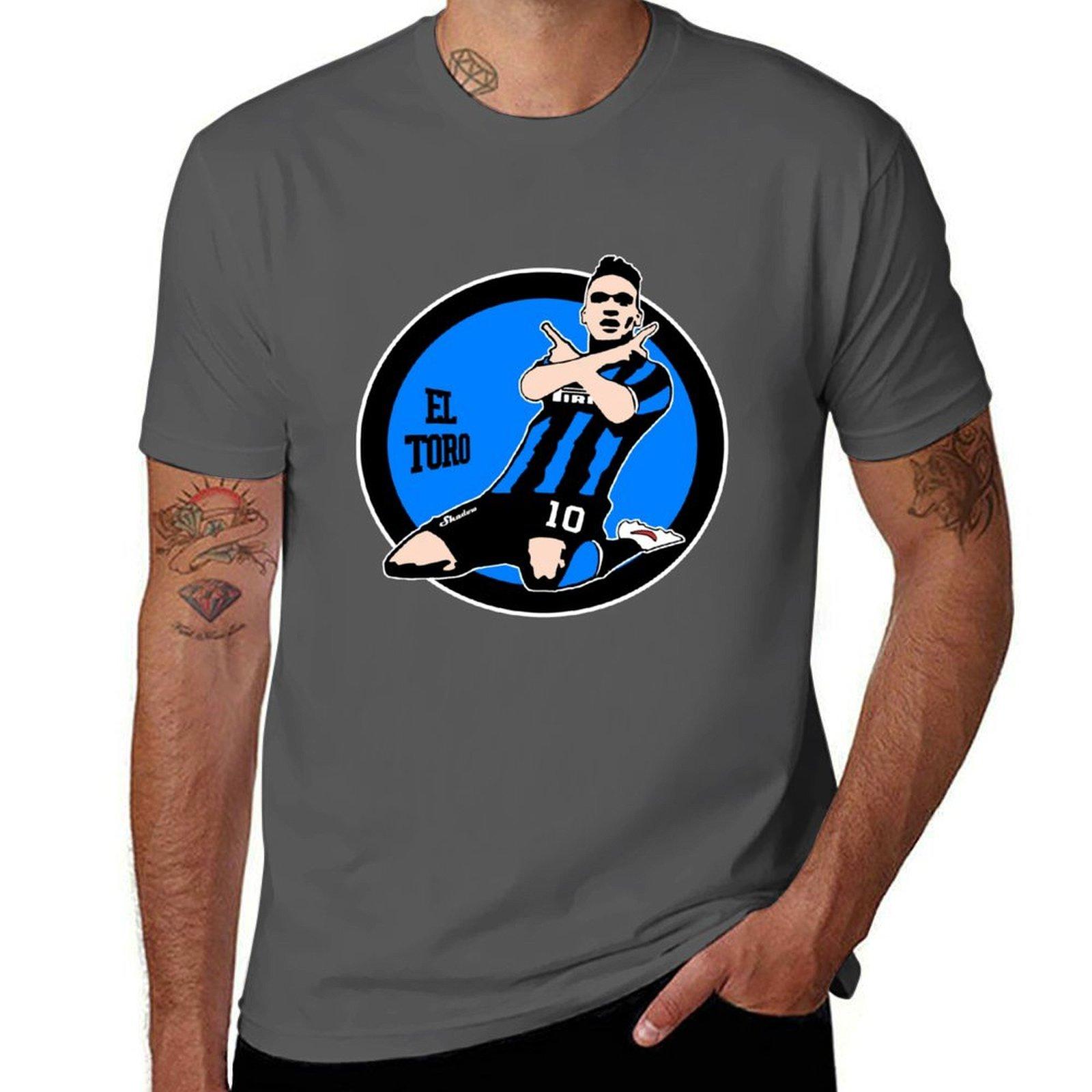 Lautaro Martinez T-Shirt anime tshirt t shirts for man pack cotton T-Shirt 4XL