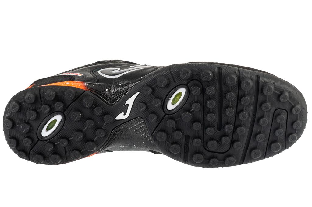 Joma Top Flex 25 TOPS TF, Adidași de fotbal pentru bărbați, negri, pentru gazon