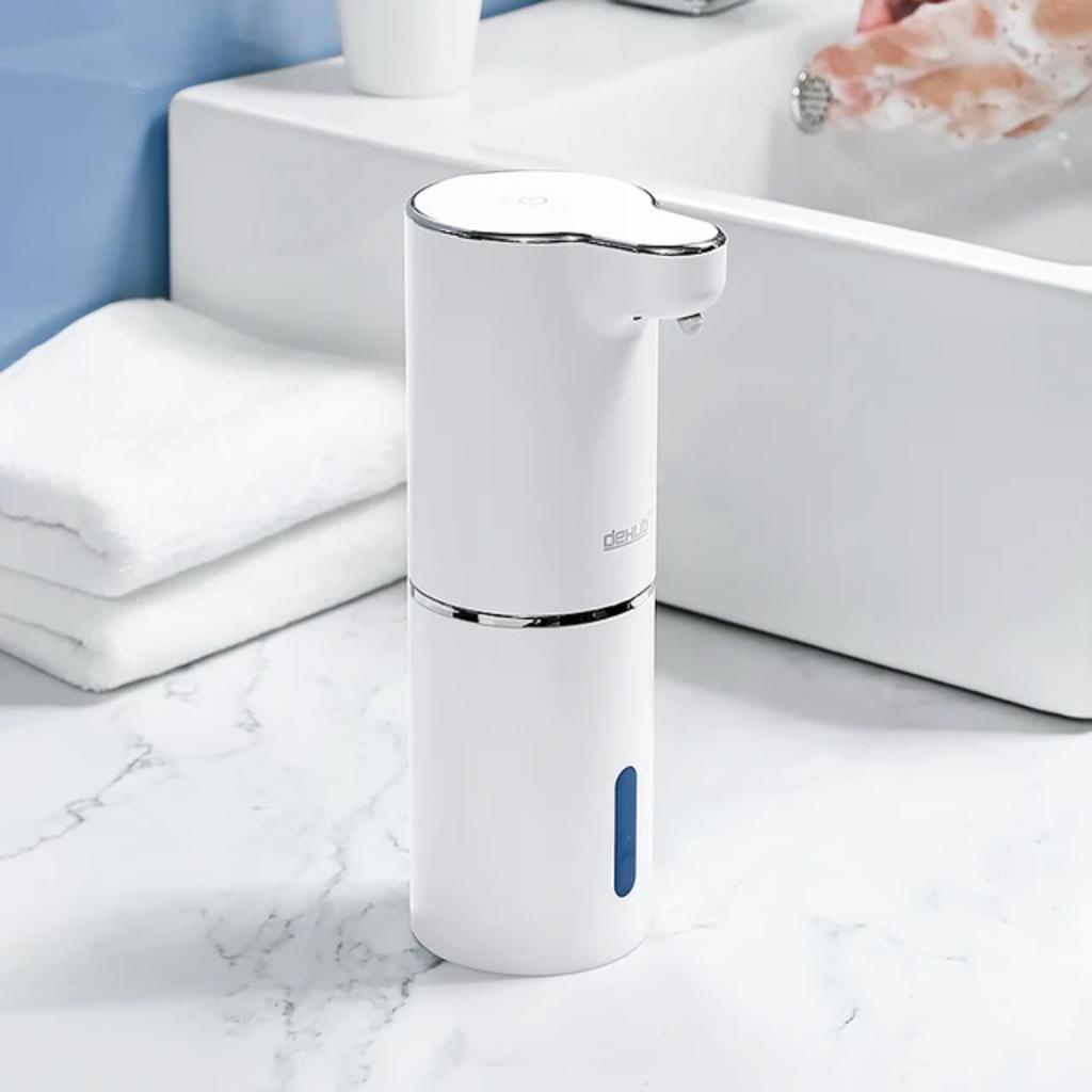 Automatic Foam Soap Dispensers Bathroom Smart Washing Hand Machine With USB Charging White High Quality ABS