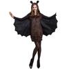 Halloween Adult Masquerade Costume, Black Batman Vampire Demon Costume, Supergirl Costume
