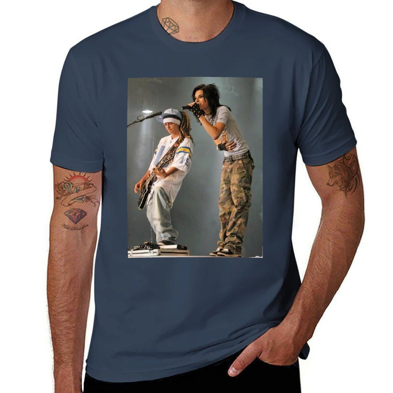 tokio hotel 6 TShirt Regular Fit Plain Tee Shirt S