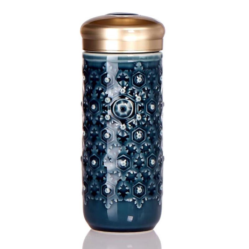 Qian Tang Xuan Double-Layer Ceramic Travel Mug