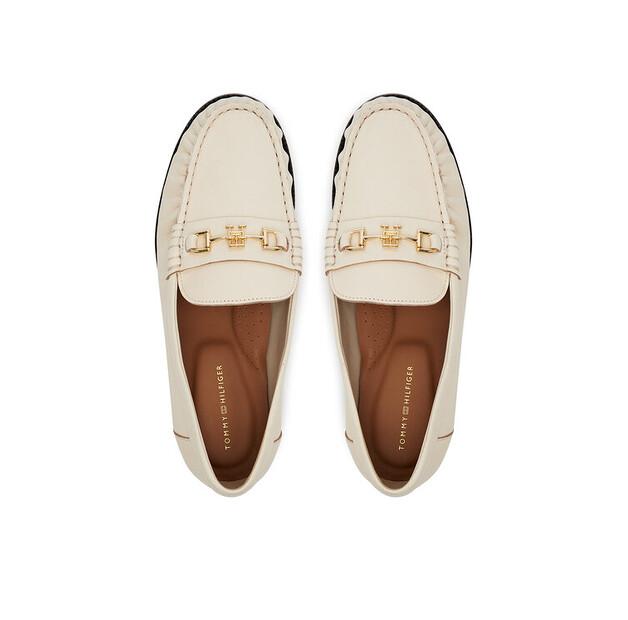 Tommy Hilfiger Soft Leather Horsebit Loafer Shoes
