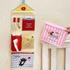 Oxford Cloth Dormitory Storage Hanging Bag Multi-layer Cute Cartoon Hanging Bag Space Saving Wall Mounted Storage Bag Students