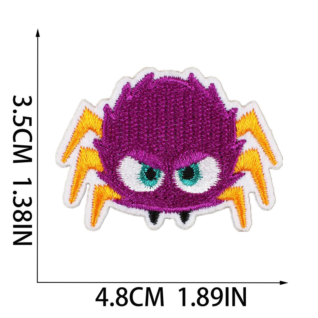 Horror Tree Demon Embroidery Cloth Sticker Mummy Patch Sticker Computer Embroidery Chapter Ghost Embroidery Sticker Cartoon Haunted House Patch