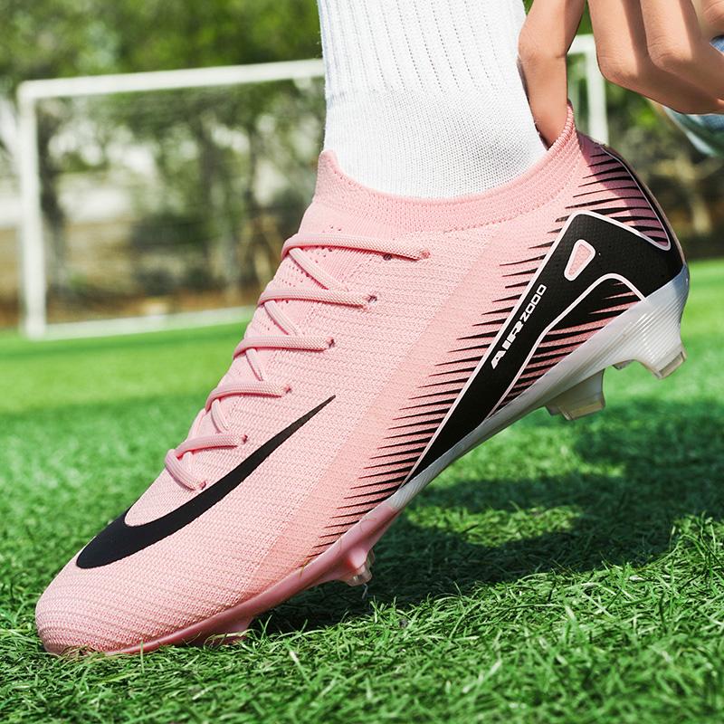 2025 New Men TF/FG Football Shoes Professional Society Studded Chuteira Campo Cleats Futsal Soccer Shoes Training Indoor Footbal