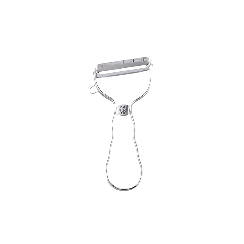 KAI T-type Peeler, Rust-resistant, All Stainless Steel, Silver, SELECT100 DH3000
