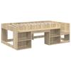 Kids Bed Frame with Storage Space Sonoma Oak 75 x 190 cm