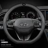 Hyundai Leather Steering Wheel Cover for Tucson, IX35, Sonata, Santa Fe, Elantra, Reina, Veloster