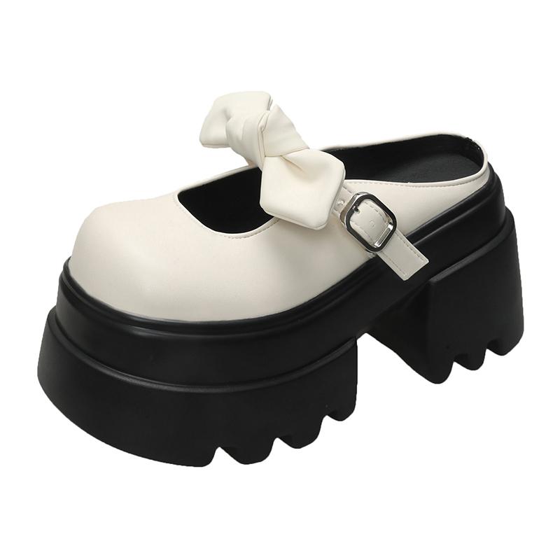 10CM Spring Summer Women's Sneakers High Platform Butterfly-Knot Casual Shoes Thick Sole Heels Walking Slippers Zapatos Mujer