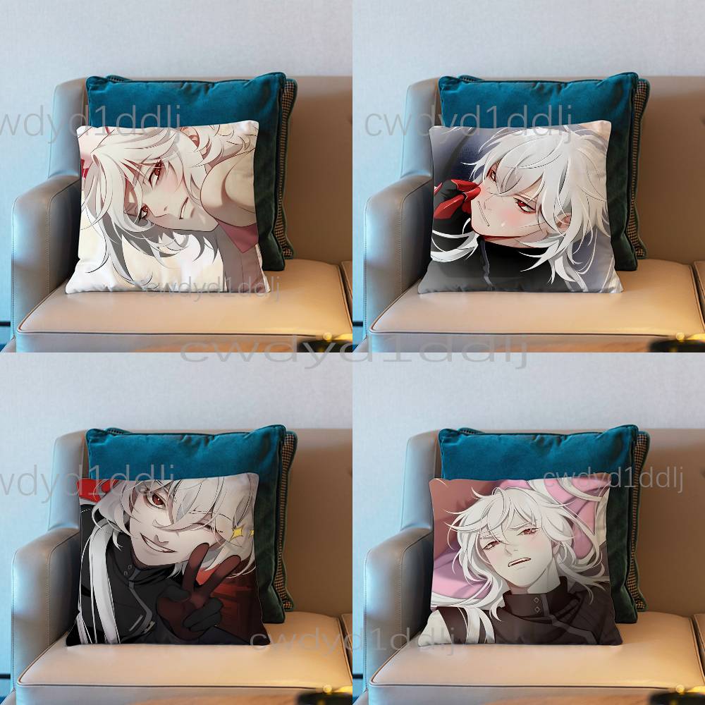 Casper A Date With Death Pillow Case Short Plush Sofa Decorative Gift Home Doublesided Printing Cushio