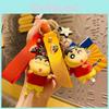 Adorable Crayon Shin-chan Keychain Silicone Charm For Bags And Keys