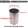 Filtres pour convertisseur catalytique à flux de haute qualité 114 x 100 mm 200 CPSI, convertisseur catalytique métallique universel en nid d'abeille
