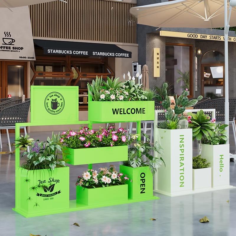 Iron Art Flower Stand Partition