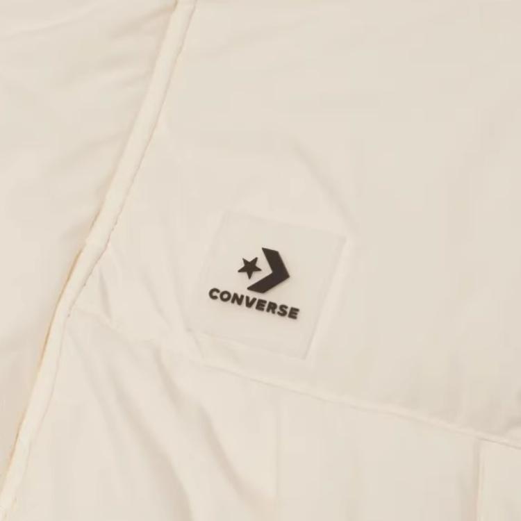 New Converse Down Jackets Unisex Ivory 10025253-A01