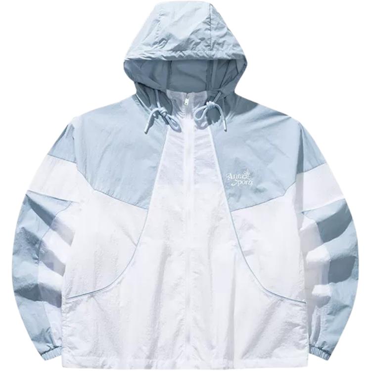 Anta Life Series Color Block Hooded Loose Jacket Women jackets 162628602-1 S