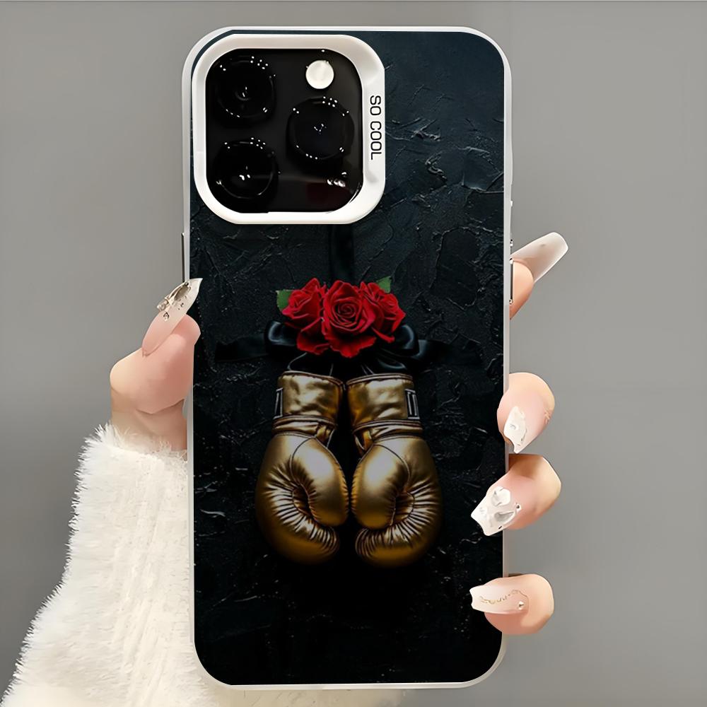 Boxing Gloves Phone Case Phone Case For iPhone 14 16 15 11 12 13 Pro Max Mini Plus Shockproof Cover