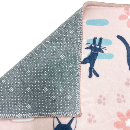 Senko Kiki's Delivery Service Jiji and the Kitchen Long Mat, Approx. 45 X 120 Cm, Pink, 53810