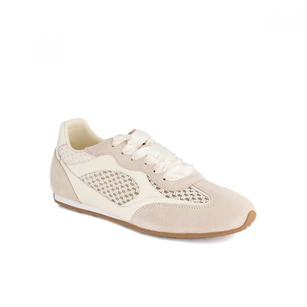 Vainer Women Summer Mesh Lace Up Sneakers Ivory Samm039ic 230