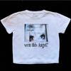 Herren T-Shirt 2000er Emotional Gothic Harajuku Retro Y2K Street Style Bedrucktes Kurzarm-T-Shirt mit "Seen This Angel" Muster