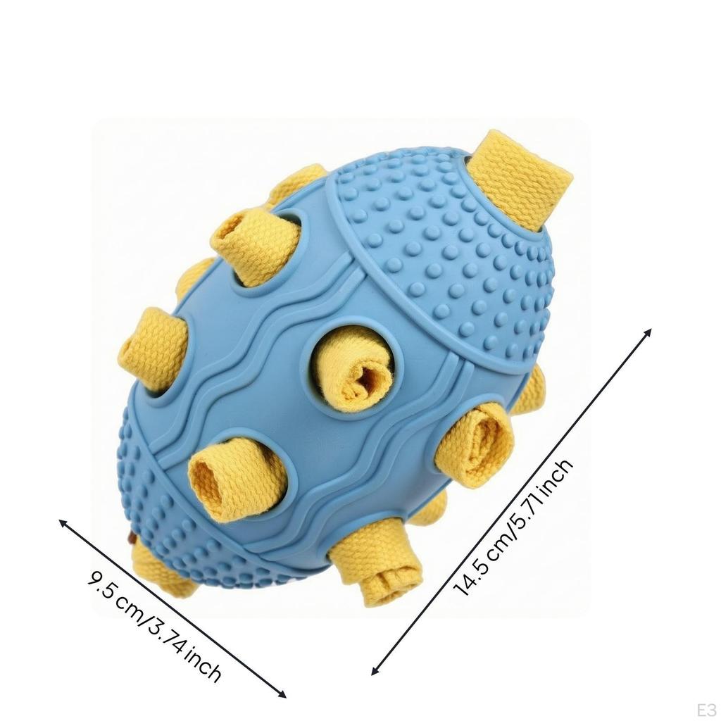 Dog Puzzle Toy with Treat Dispenser | Raised Bump and Wavy Groove Texture, for RewardBased Training