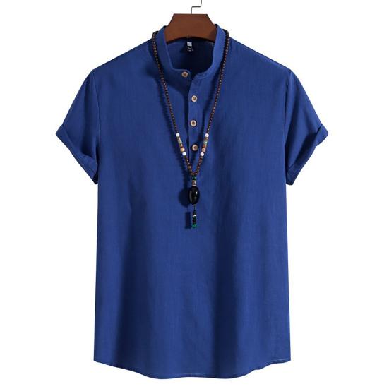 Male T-shirt Cozy Short Sleeves Breathable Men Shirt Male Tops Summer Fashion T-shirt Male T-shirt Men Clothing