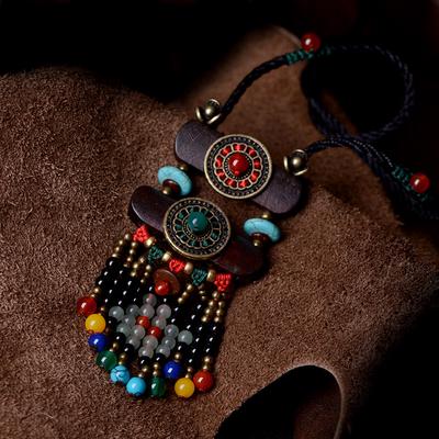 Tassel Necklace Women's Pendant Necklace Retro Sweater Chain