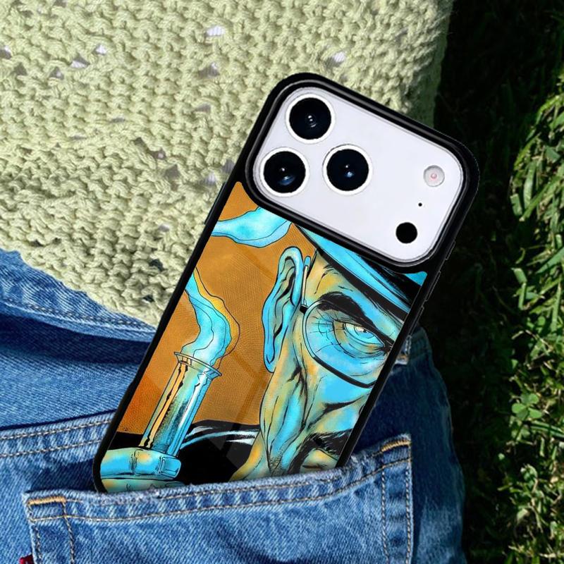 Heisenberg Breaking Bad Phone Case Cover Compatible with for IPhone 17air 16e 15 14 13 12 11Pro Max 17 Air