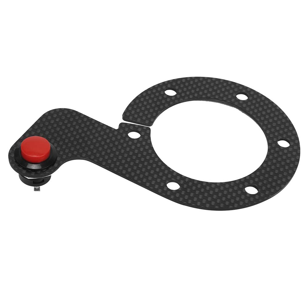 Steering Horn Button External Horn Button Kit Acrylic + Carbon Fiber Material for 6