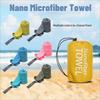 Super Absorbent Sports Quick Drying Towel Storage Bag Portable Microfiber Towel Lightweight Machine Washable Travel Towel Beach