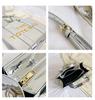2023 Shiny Patent Leather Lettering Tote Bag for Women - Single Shoulder and Crossbody