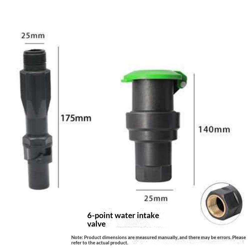 3/4 IN PE Water Valve Easy to Install Durable Leak Proof 1/2/3PCS Set for Home Garden Irrigation System