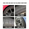 100g Tire Blackening Wheel Cleaners for Car Detailing Paint Iron Remover Paste Rims Wheels Dust Rust Remover