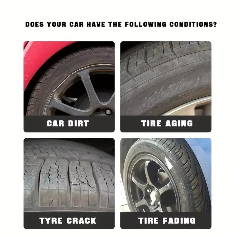 100g Tire Blackening Wheel Cleaners for Car Detailing Paint Iron Remover Paste Rims Wheels Dust Rust Remover