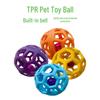 Interactive TPR Hollow Bell Ball for Pet Dog Training and Teeth Cleaning