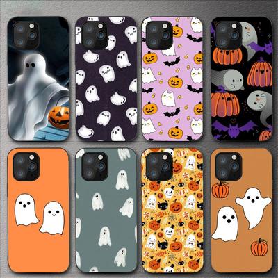 Cute Halloween Ghost Phone Case For Iphone 11 12 Mini 13 14 Pro Xs Max X 8 7 6s Plus 5 Se Xr Shell