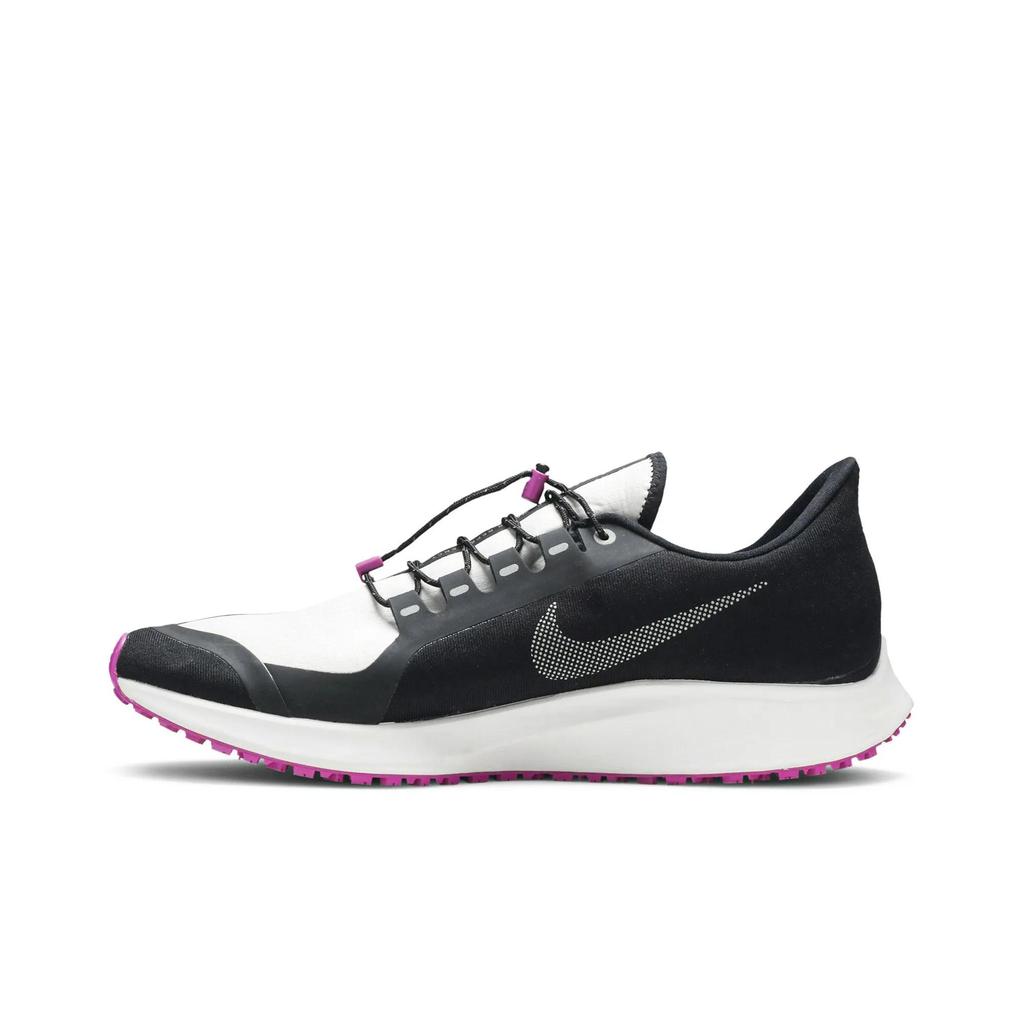Nike Air Zoom Pegasus 35 Shield NRG 'Hyper Violet' (Unisex) Black / Reflect Silver-Hyper Violet Running Shoes BQ9779 001